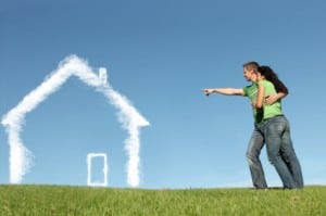 couple imagining their dream home