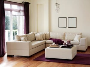 Staged Calgary living room Staged Calgary living room
