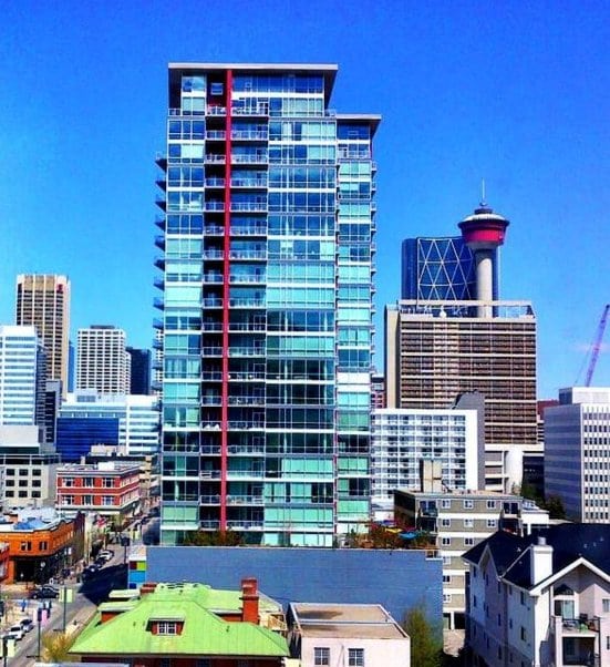 Colours condos on First Street in Victoria Park