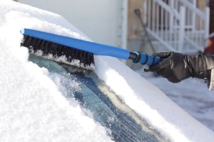 Winter snow brush