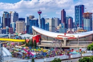 Birdseye View Calgary Stampede 2014