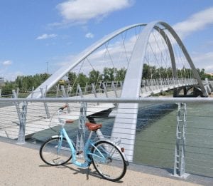 bike from n3 condos east village st. patricks island bridge
