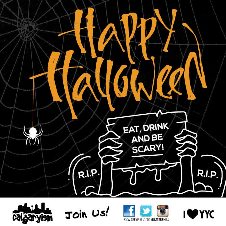 top 10 halloween events in calgary alberta infographic