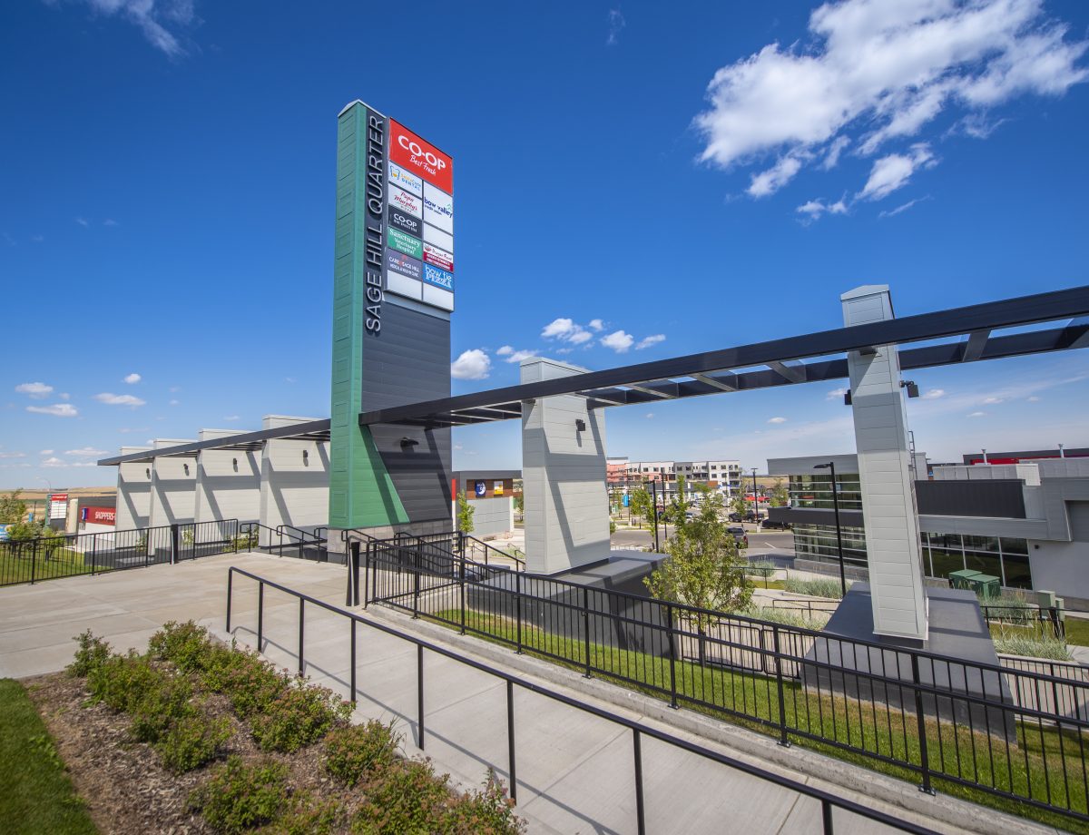 Sage Hill Quarter Shopping Centre in NW Calgary